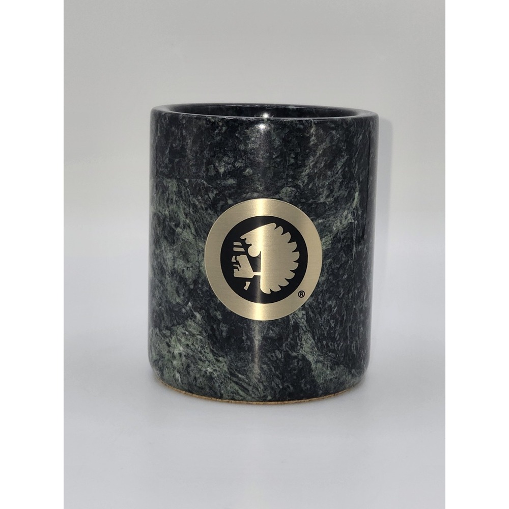 Conestoga‎ Innovations Polished Green Stone Desk Pen Cup 3 5/8"